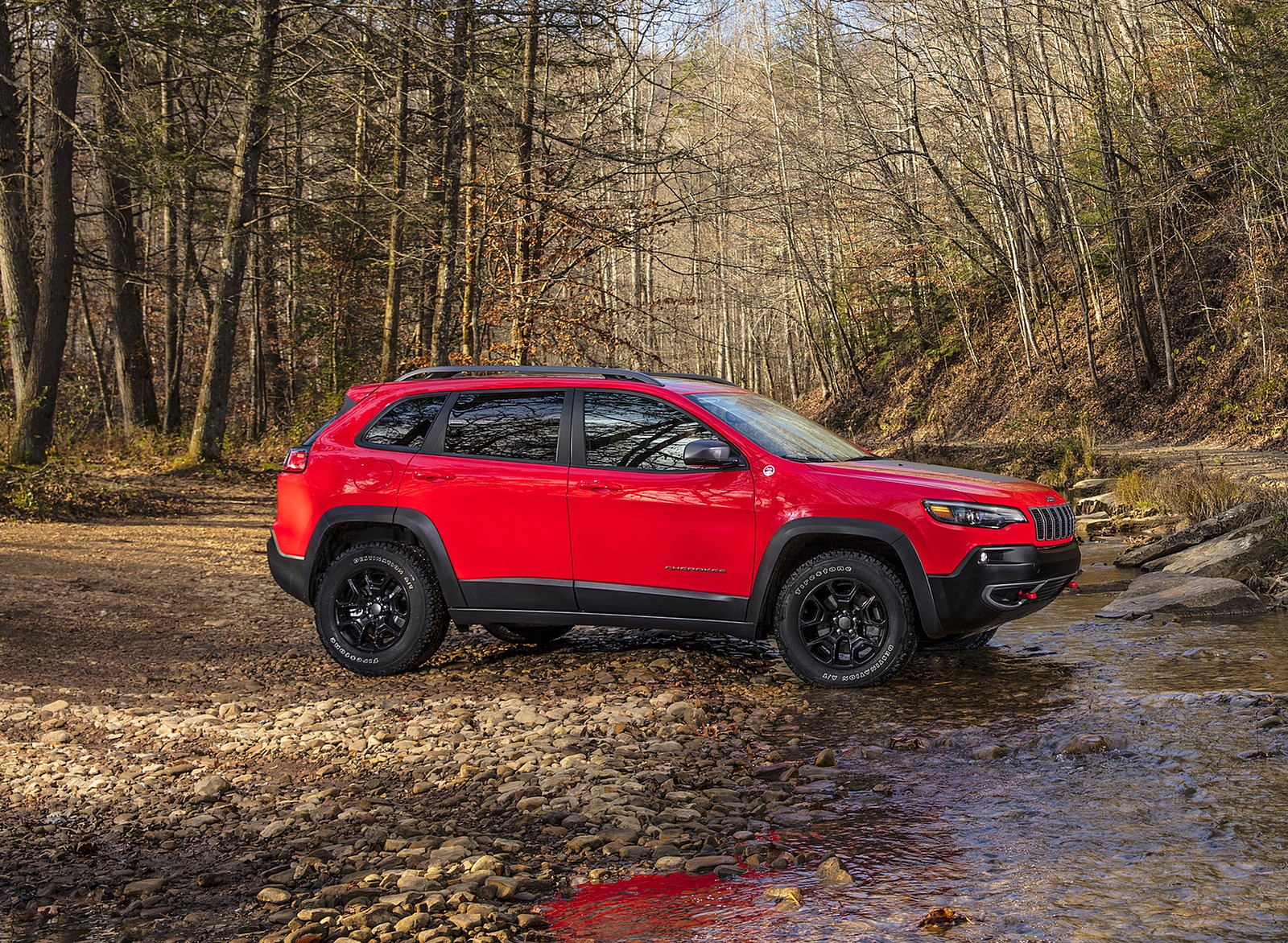 2019 Jeep Cherokee Trailhawk Side Wallpapers #30 of 75