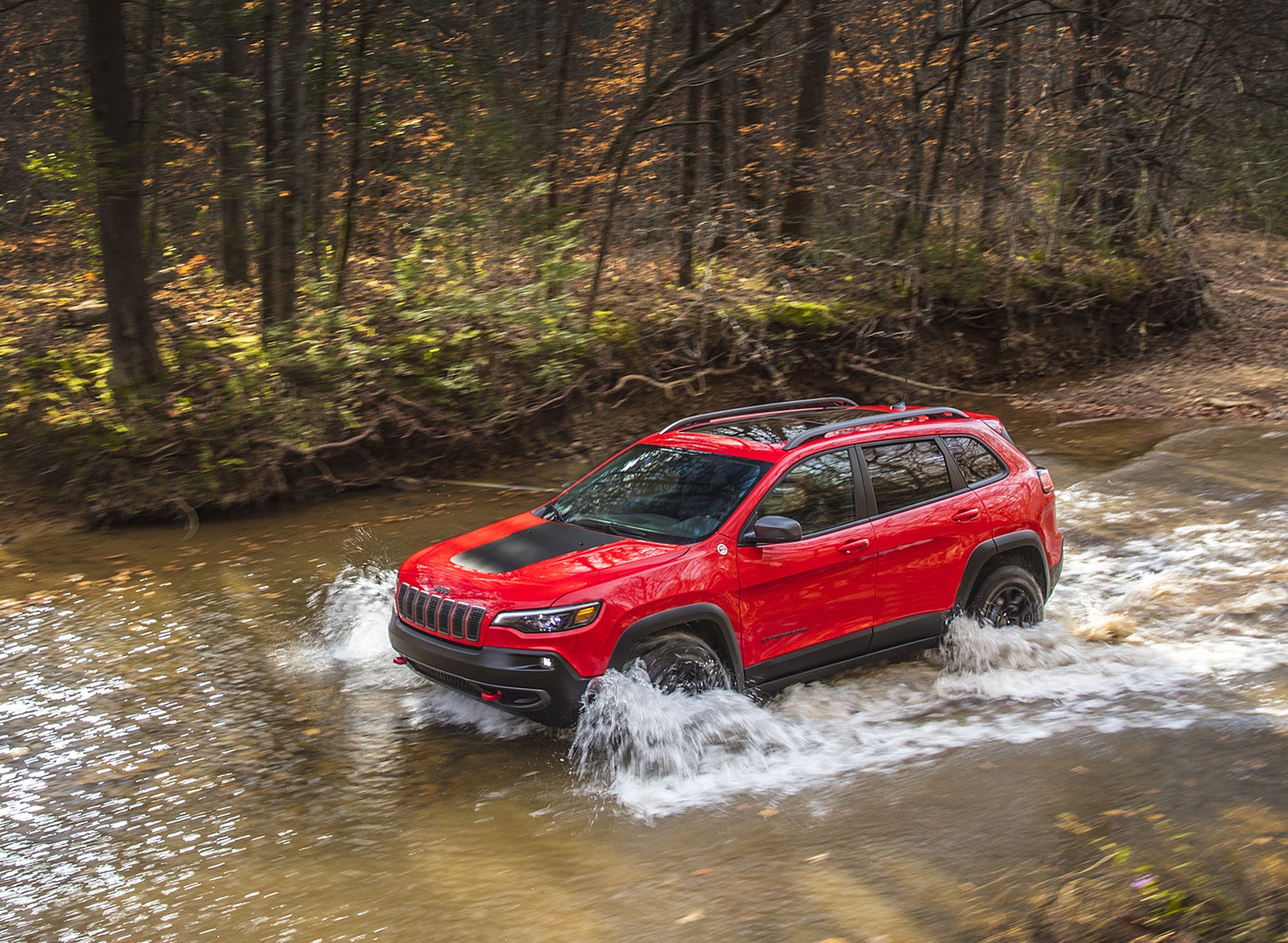 2019 Jeep Cherokee Trailhawk Side Wallpapers #29 of 75