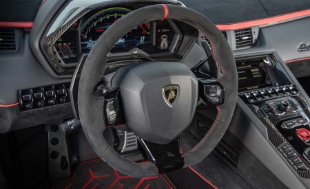 2019 Lamborghini Aventador SVJ Interior Steering Wheel Wallpapers 450x275 (80)