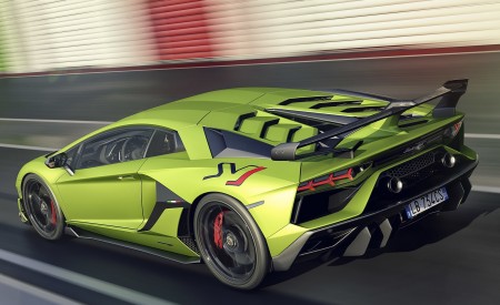 2019 Lamborghini Aventador SVJ Rear Three-Quarter Wallpapers 450x275 (160)