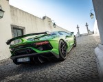 2019 Lamborghini Aventador SVJ Rear Three-Quarter Wallpapers 150x120