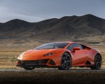 2019 Lamborghini Huracán EVO (Color: Orange) Front Three-Quarter Wallpapers 150x120