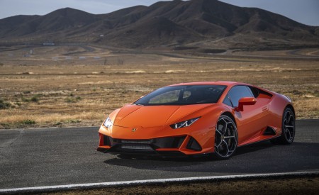 2019 Lamborghini Huracán EVO (Color: Orange) Front Three-Quarter Wallpapers 450x275 (31)