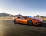 2019 Lamborghini Huracán EVO (Color: Orange) Front Three-Quarter Wallpapers 150x120