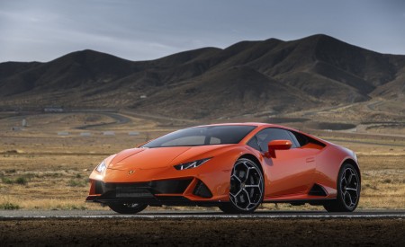 2019 Lamborghini Huracán EVO (Color: Orange) Front Three-Quarter Wallpapers 450x275 (32)