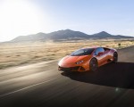 2019 Lamborghini Huracán EVO (Color: Orange) Front Three-Quarter Wallpapers 150x120