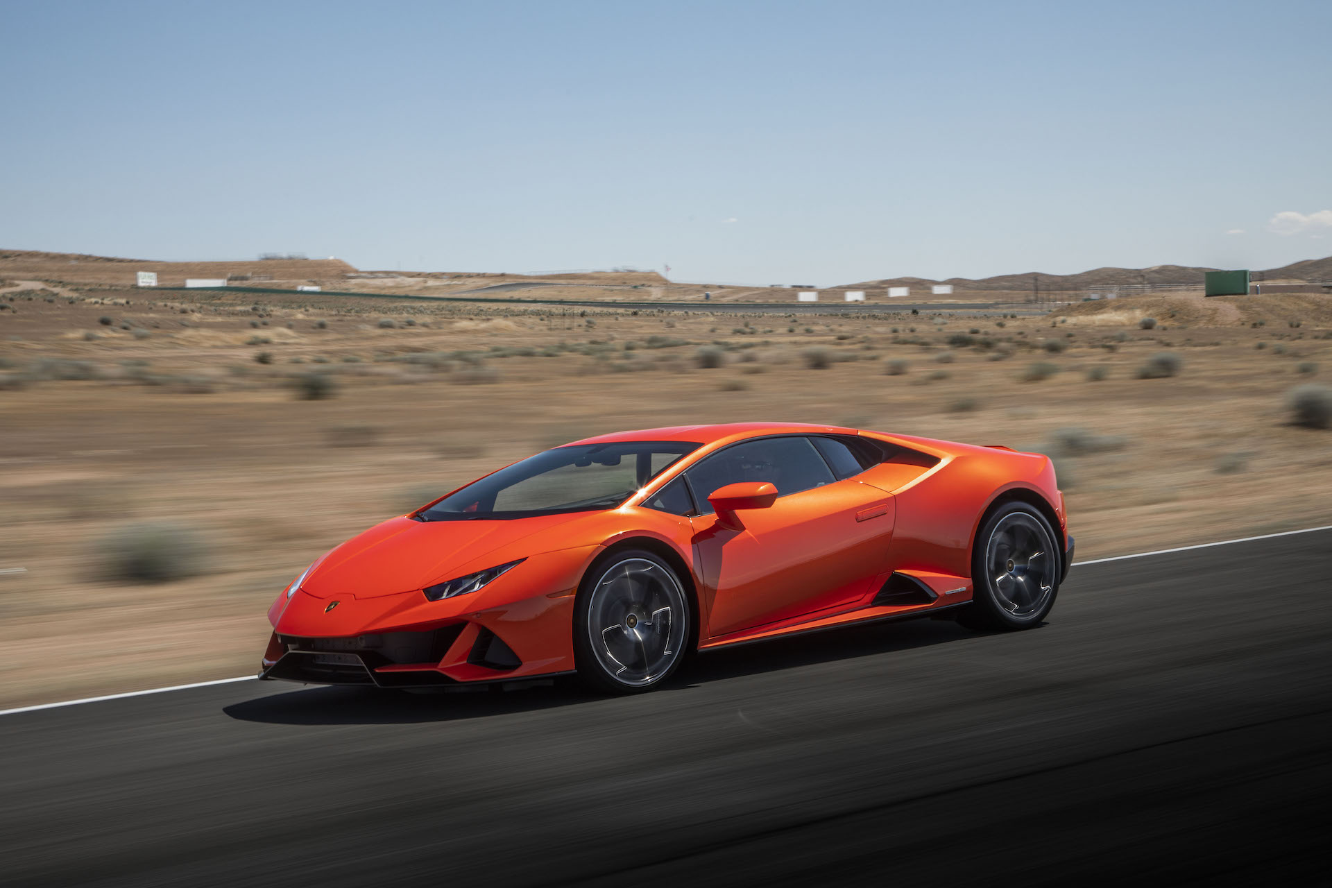 2019 Lamborghini Huracán EVO (Color: Orange) Front Three-Quarter Wallpapers (5)