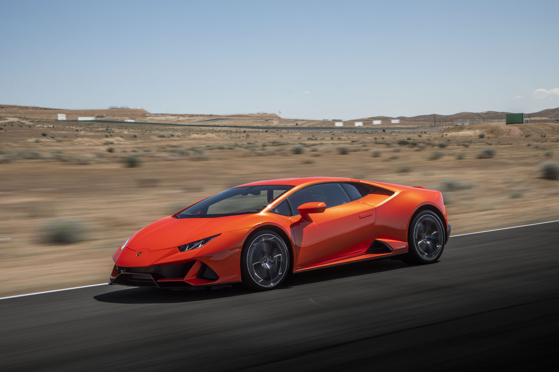 2019 Lamborghini Huracán EVO (Color: Orange) Front Three-Quarter Wallpapers #5 of 177