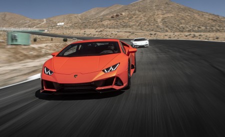 2019 Lamborghini Huracán EVO (Color: Orange) Front Wallpapers 450x275 (2)
