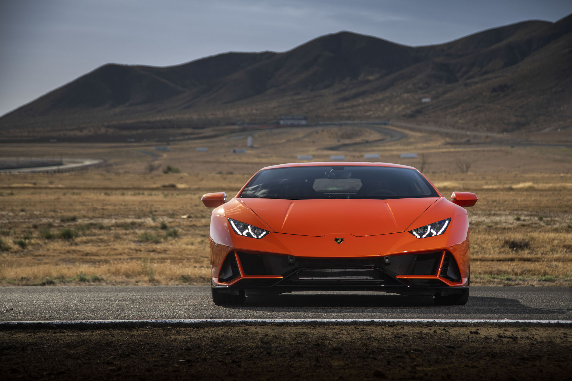 2019 Lamborghini Huracán EVO (Color: Orange) Front Wallpapers #33 of 177