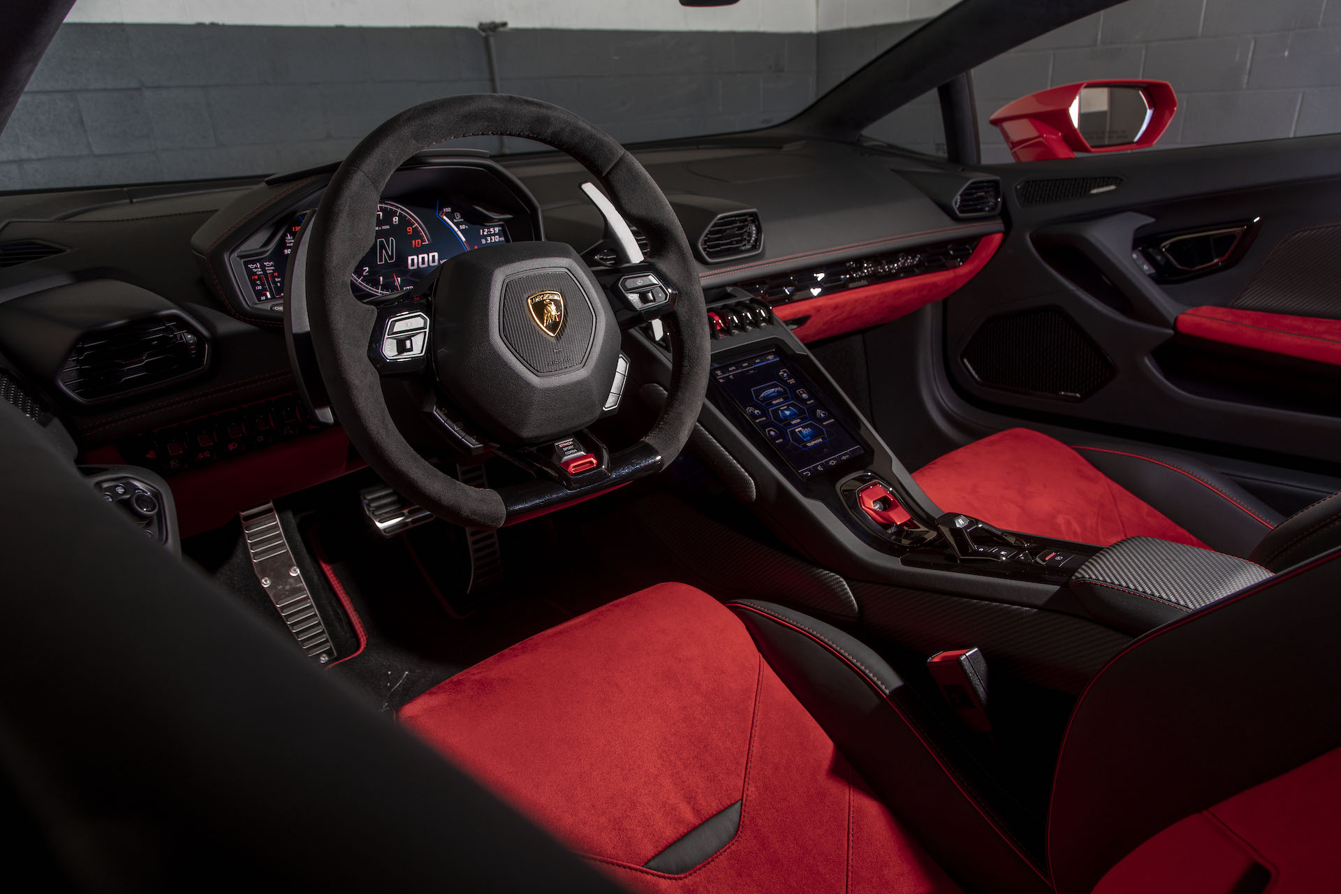 2019 Lamborghini Huracán EVO (Color: Orange) Interior Front Seats Wallpapers #56 of 177