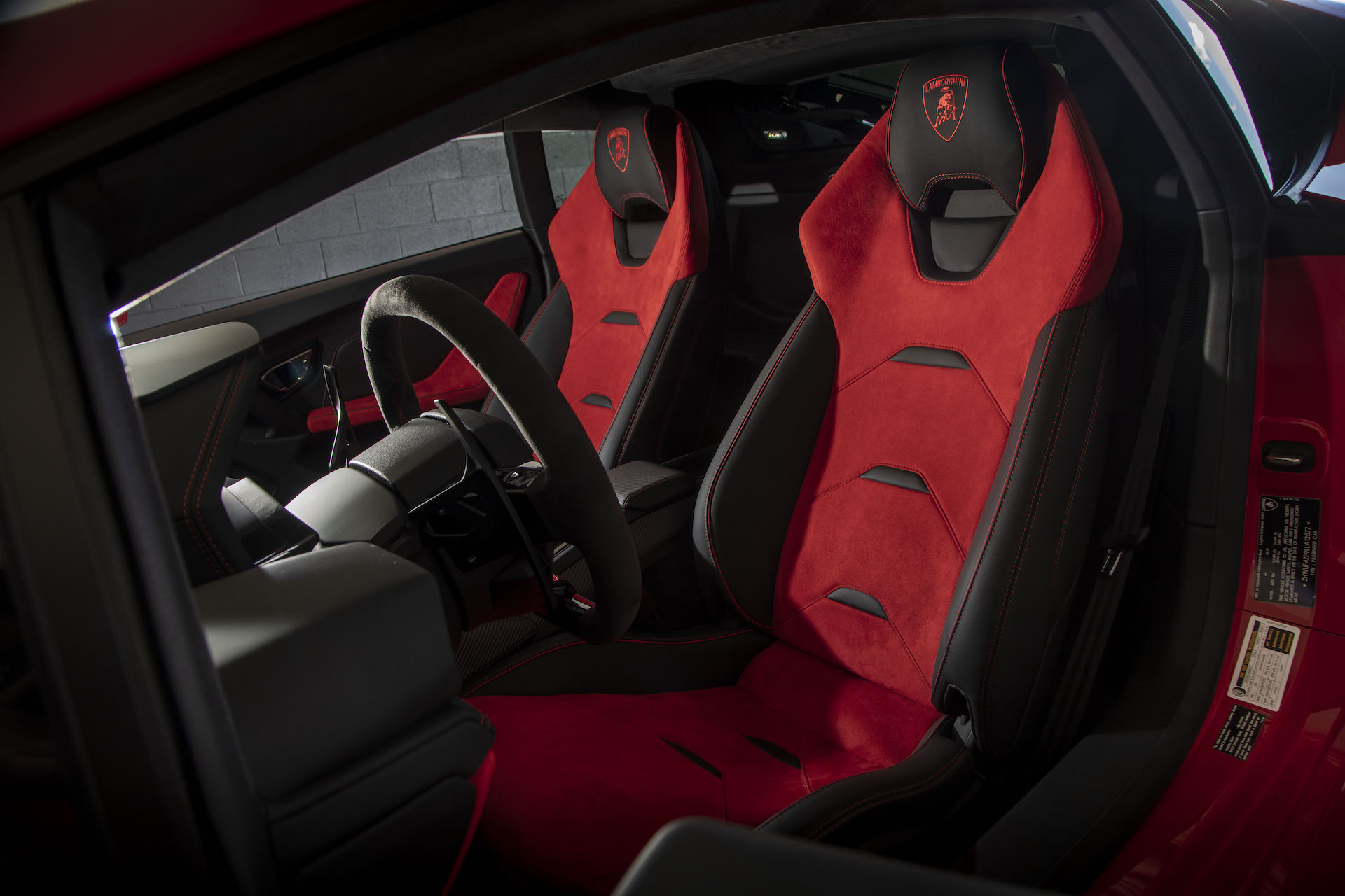 2019 Lamborghini Huracán EVO (Color: Orange) Interior Front Seats Wallpapers #55 of 177