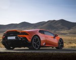 2019 Lamborghini Huracán EVO (Color: Orange) Rear Three-Quarter Wallpapers 150x120