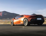 2019 Lamborghini Huracán EVO (Color: Orange) Rear Three-Quarter Wallpapers 150x120