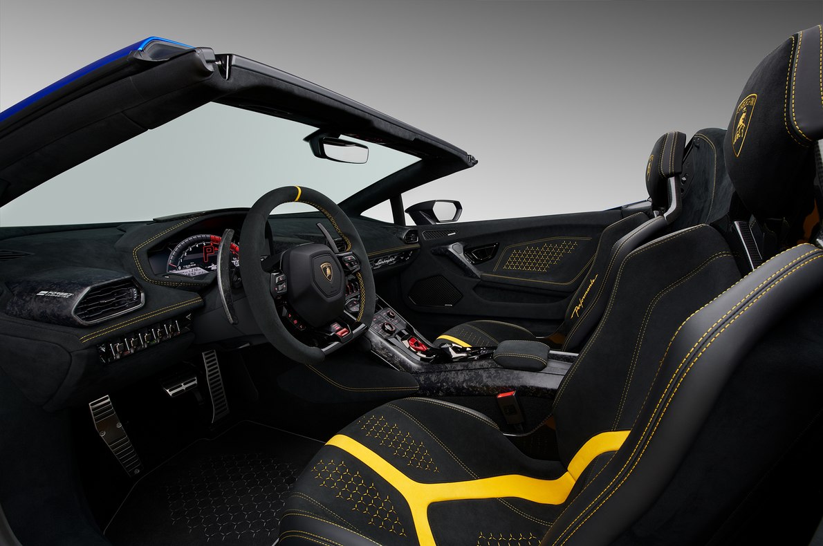 2019 Lamborghini Huracán Performante Spyder Interior Detail Wallpapers #54 of 96