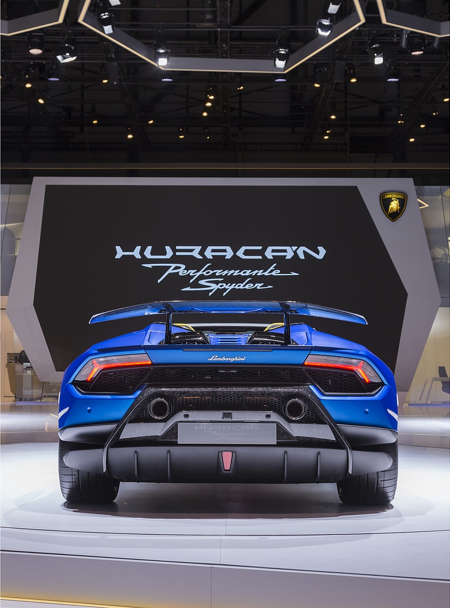 2019 Lamborghini Huracán Performante Spyder Rear Wallpapers #88 of 96