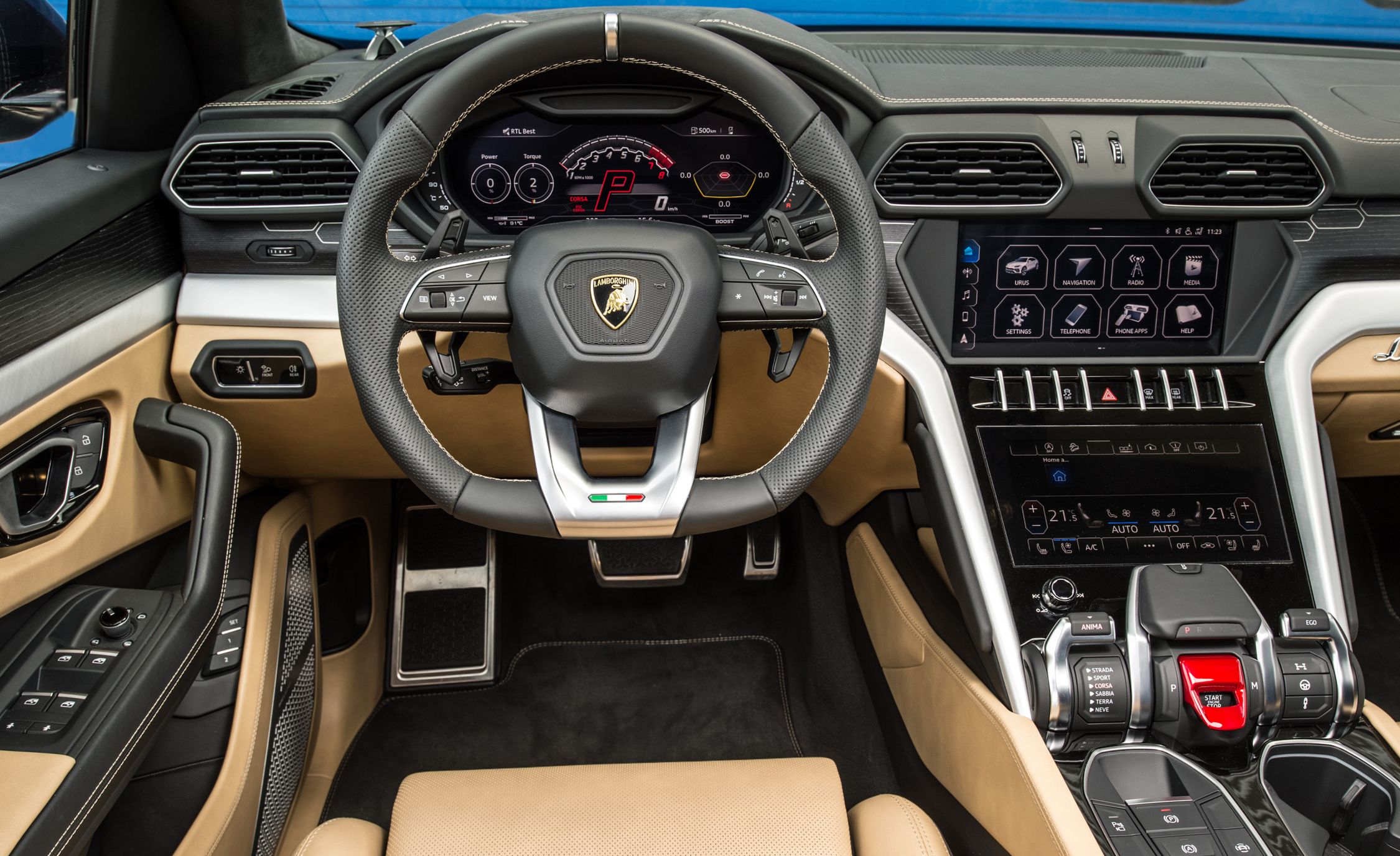 2019 Lamborghini Urus Interior Cockpit Wallpapers #54 of 195