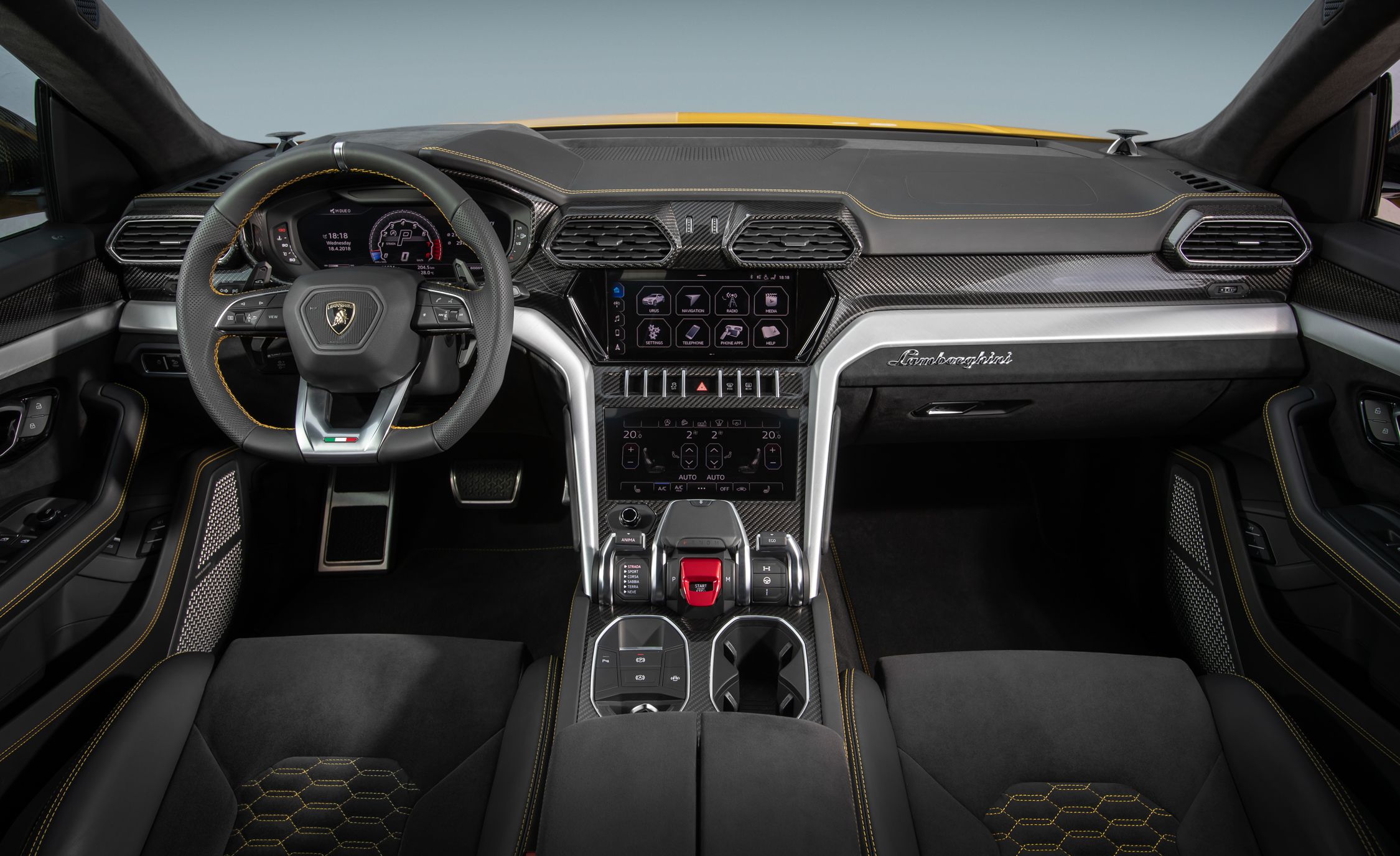 2019 Lamborghini Urus Interior Cockpit Wallpapers #28 of 195