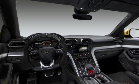 2019 Lamborghini Urus Interior Steering Wheel Wallpapers 450x275 (191)