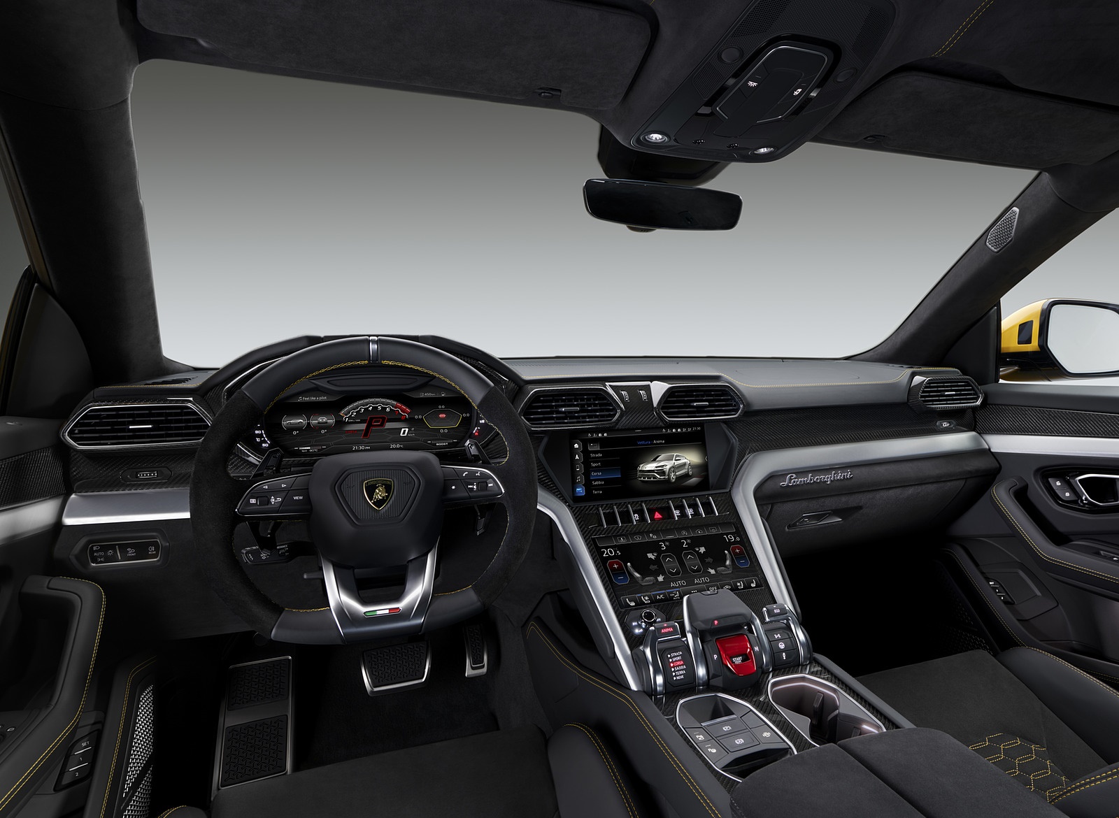2019 Lamborghini Urus Interior Steering Wheel Wallpapers #191 of 195
