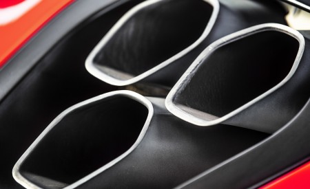 2019 McLaren Senna (Color: Delta Red) Exhaust Wallpapers 450x275 (77)