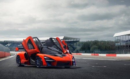 2019 McLaren Senna (Color: Delta Red) Front Three-Quarter Wallpapers 450x275 (23)