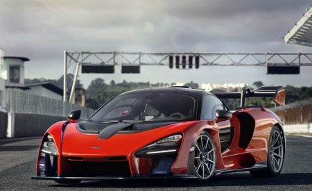 2019 McLaren Senna (Color: Delta Red) Front Three-Quarter Wallpapers 450x275 (71)