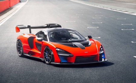 2019 McLaren Senna (Color: Delta Red) Front Three-Quarter Wallpapers 450x275 (26)