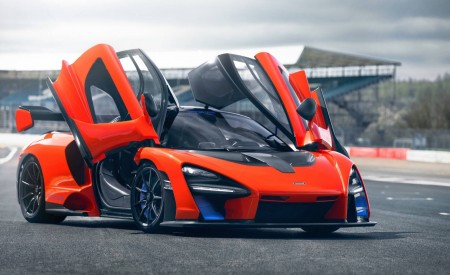 2019 McLaren Senna (Color: Delta Red) Front Three-Quarter Wallpapers 450x275 (28)