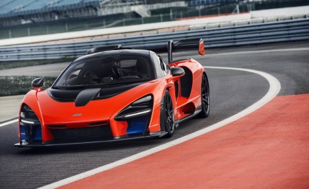 2019 McLaren Senna (Color: Delta Red) Front Wallpapers 450x275 (30)