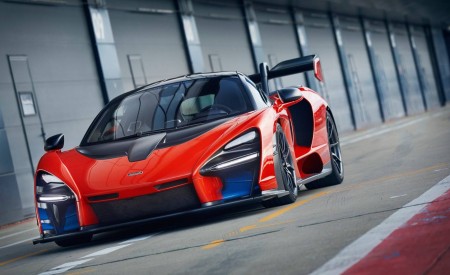 2019 McLaren Senna (Color: Delta Red) Front Wallpapers 450x275 (31)