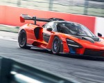 2019 McLaren Senna (Color: Delta Red) Front Wallpapers 150x120