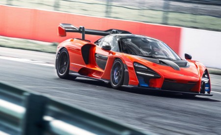 2019 McLaren Senna (Color: Delta Red) Front Wallpapers 450x275 (10)