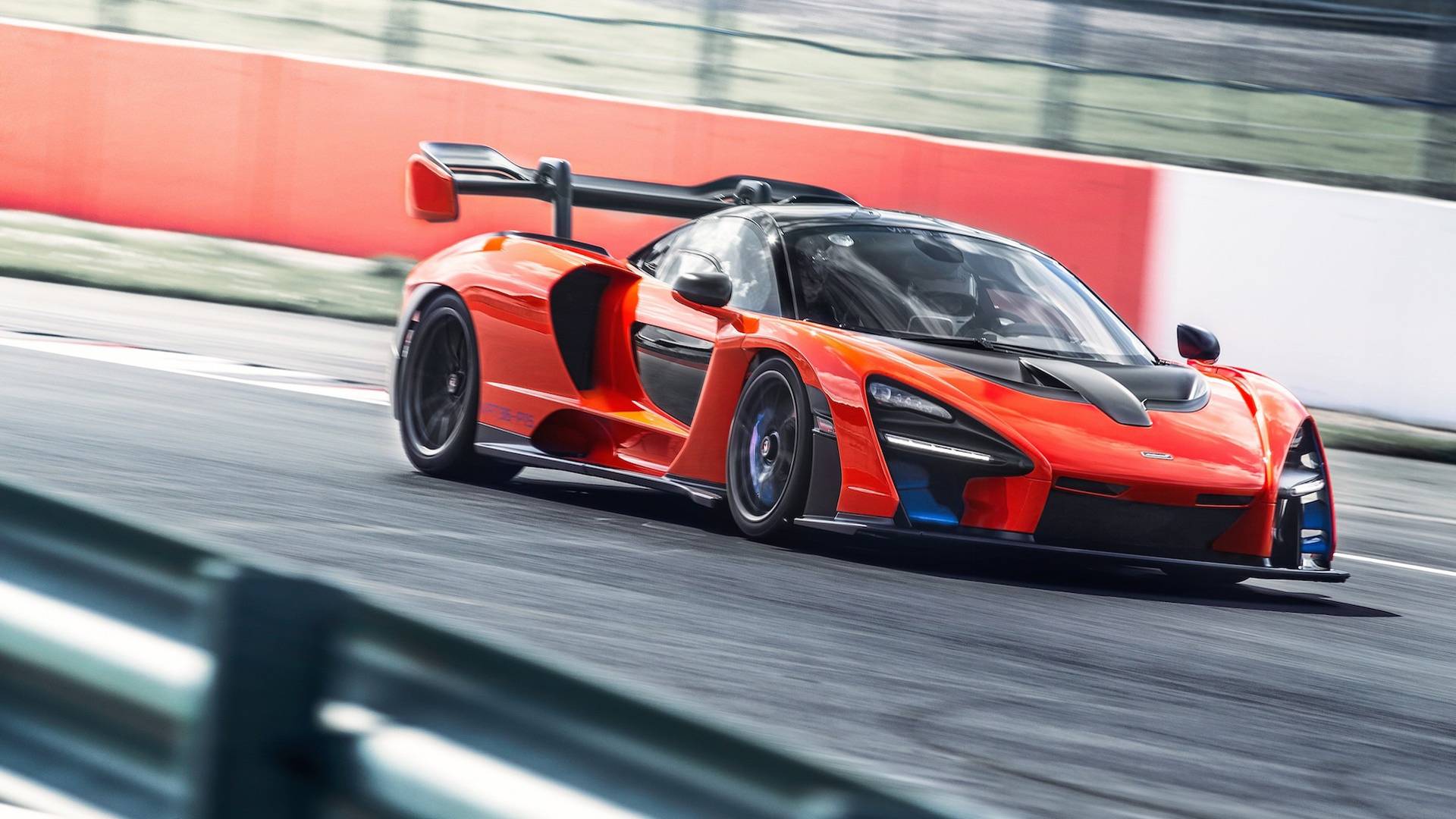 2019 McLaren Senna (Color: Delta Red) Front Wallpapers (10)