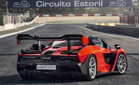 2019 McLaren Senna (Color: Delta Red) Rear Three-Quarter Wallpapers 450x275 (73)