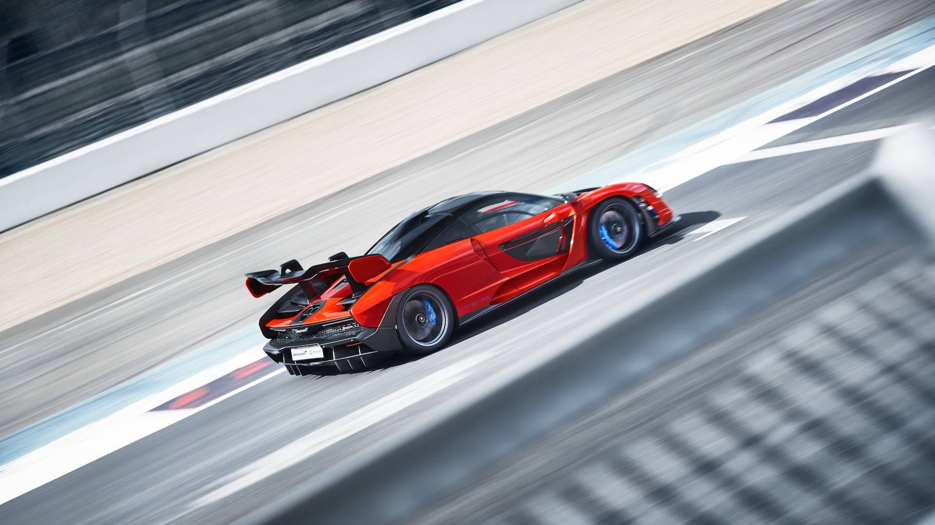 2019 McLaren Senna (Color: Delta Red) Rear Three-Quarter Wallpapers #9 of 130