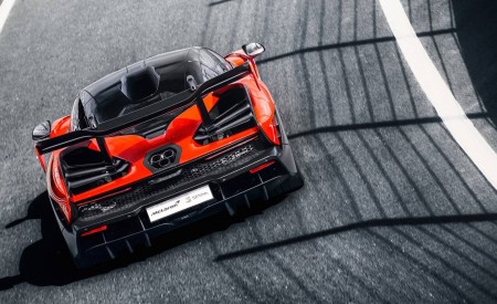 2019 McLaren Senna (Color: Delta Red) Rear Wallpapers 450x275 (34)