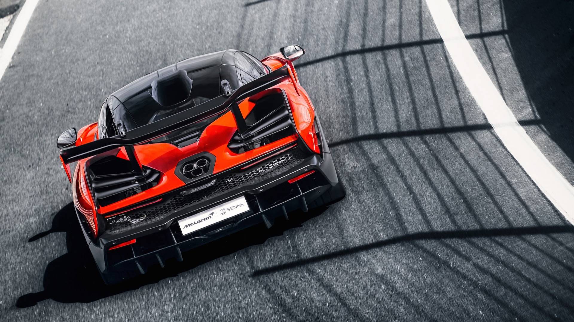 2019 McLaren Senna (Color: Delta Red) Rear Wallpapers #34 of 130