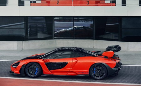 2019 McLaren Senna (Color: Delta Red) Side Wallpapers 450x275 (36)