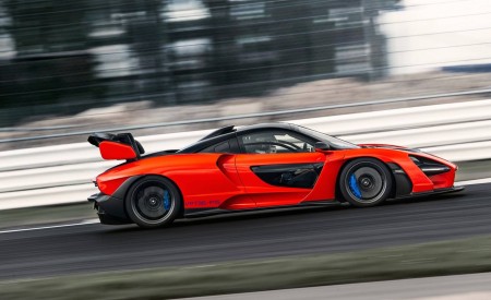 2019 McLaren Senna (Color: Delta Red) Side Wallpapers 450x275 (21)