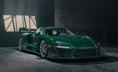 2019 McLaren Senna (Color: Emerald Green) Front Three-Quarter Wallpapers 450x275 (103)