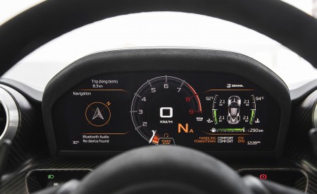 2019 McLaren Senna (Color: Kyanos Blue) Digital Instrument Cluster Wallpapers 450x275 (67)