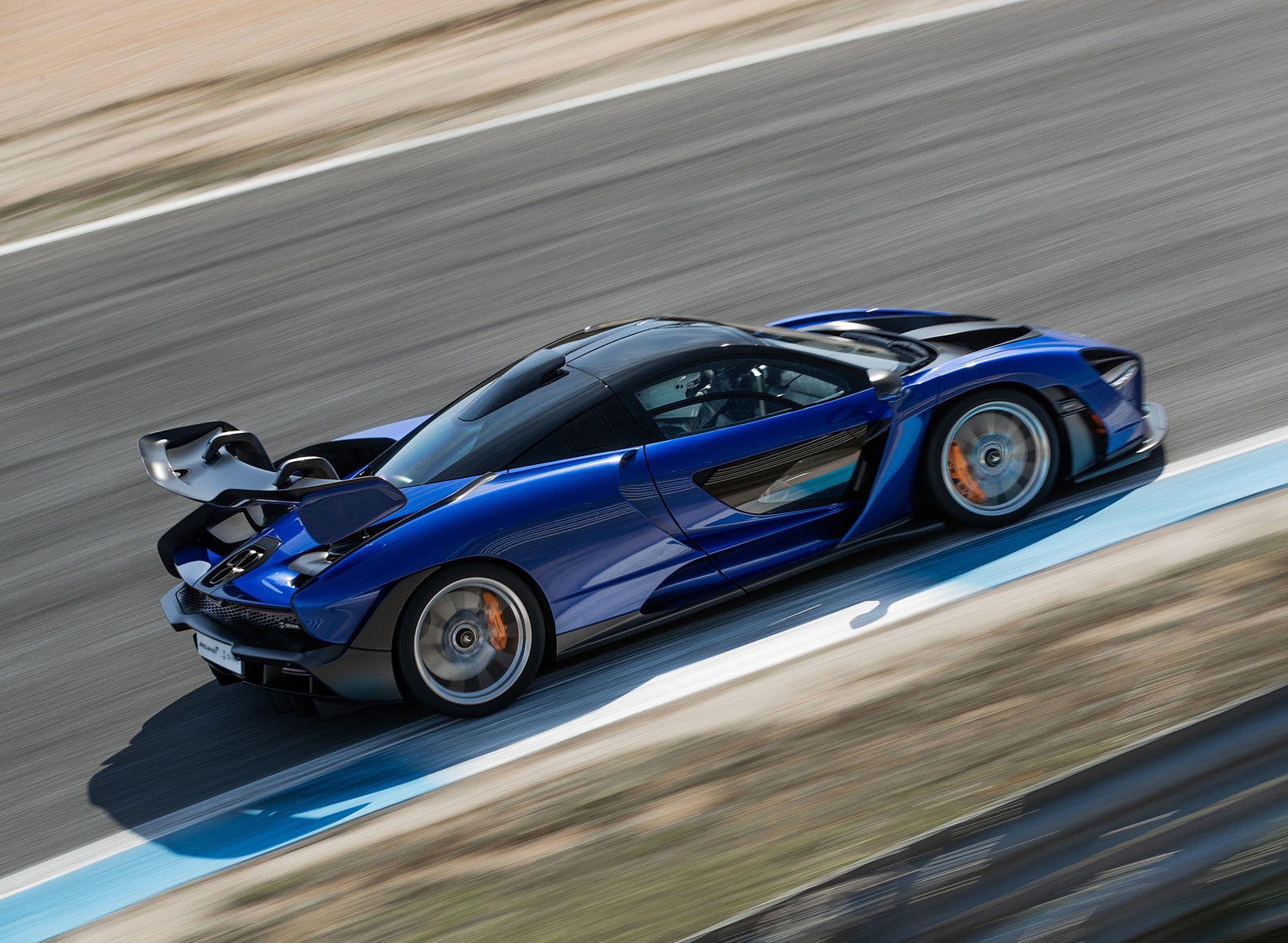 2019 McLaren Senna (Color: Kyanos Blue) Side Wallpapers #61 of 130