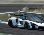 2019 McLaren Senna (Color: Pure White) Front Three-Quarter Wallpapers 150x120