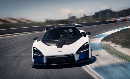 2019 McLaren Senna (Color: Pure White) Front Wallpapers 450x275 (50)