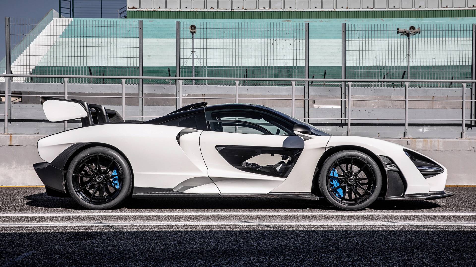 2019 Mclaren Senna Color Pure White Side Wallpapers 54 Newcarcars