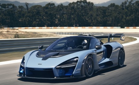 2019 McLaren Senna (Color: Victory Grey) Front Three-Quarter Wallpapers 450x275 (91)