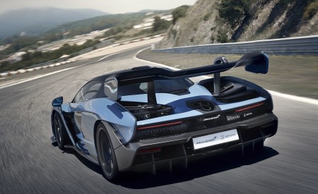 2019 McLaren Senna (Color: Victory Grey) Rear Three-Quarter Wallpapers 450x275 (93)