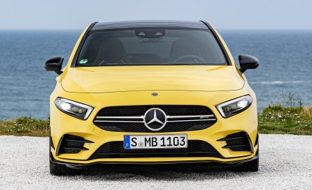 2019 Mercedes-AMG A35 4MATIC (Color: Sun Yellow) Front Wallpapers 450x275 (13)