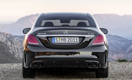 2019 Mercedes-AMG C43 4MATIC (Color: Obsidian Black Metallic) Rear Wallpapers 450x275 (183)